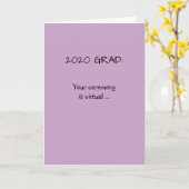 Carte Félicitations aux diplômés de 2020 (Fleur jaune)