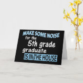 Carte Félicitations aux diplômés de la 5e année (Fleur jaune)