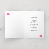 Carte Félicitations aux diplômés de la photo Foil (Couchage intérieur)