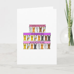 Carte Félicitations aux diplômés Esthéticiens