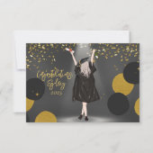 Carte Félicitations aux filles diplômées (Devant)