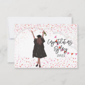 Carte Félicitations aux filles diplômées (Devant)