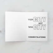 Carte Félicitations aux grandes villes (Intérieur)