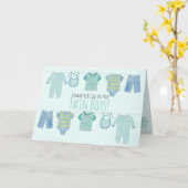 Carte Félicitations aux jumeaux (Fleur jaune)