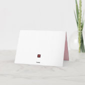 Carte Félicitations aux Mariages de mariée et de chambre (Dos)