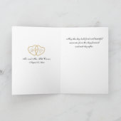 Carte Félicitations aux mariés - Mariage (Intérieur)