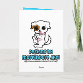 Carte Félicitations Baby Boy rainbow card (Dos)