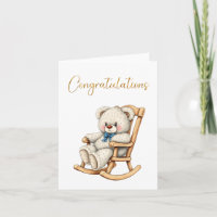 Félicitations Baby Card