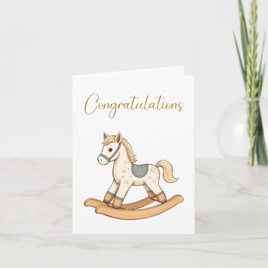 Carte Félicitations Baby Card (Devant)