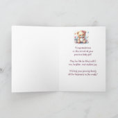 Carte Félicitations Bébé Fun Fun Teddy Bear (Intérieur)