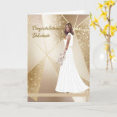 Carte Félicitations Black Debutante (Fleur jaune)