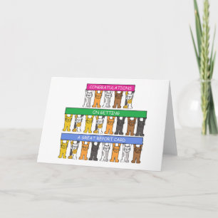 Carte Félicitations bon grade fiche de rapport