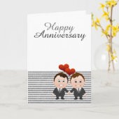 Carte Félicitations Bonne Anniversaire Gay Thème (Fleur jaune)