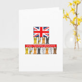 Carte Félicitations BRITANNIQUES de diplômé de formation (Fleur jaune)