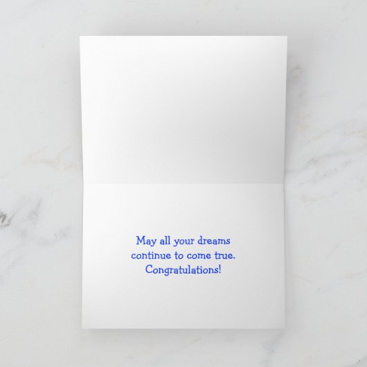 Carte Félicitations Bulldog Greeting Card (Intérieur)