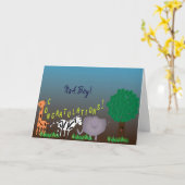 Carte Félicitations C'est Un Garçon (Fleur jaune)