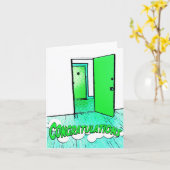 Carte félicitations comic condo (Fleur jaune)