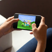 Carte Félicitations comme Golf Course Beverage Cart Atte