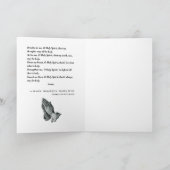Carte Félicitations Confirmation Imagérie de Pentecôte (Intérieur)