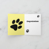 Carte Félicitations Cute Puppy (Intérieur)