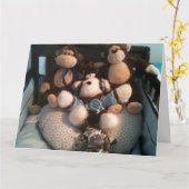 CARTE FÉLICITATIONS D'ADOPTION (Fleur jaune)