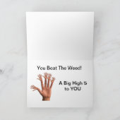 Carte Félicitations d'avoir arrêté de fumer (Intérieur)