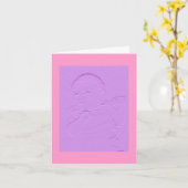 Carte Félicitations de bébé (Fleur jaune)