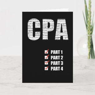 Carte Félicitations de CPA passant chacune des 4 parties