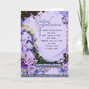 Carte Félicitations de mariage