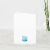 Carte Félicitations de mariage (Dos)