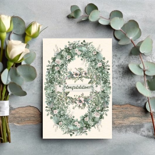 Carte Félicitations de mariage