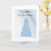 Carte Félicitations de mariage (Fleur jaune)