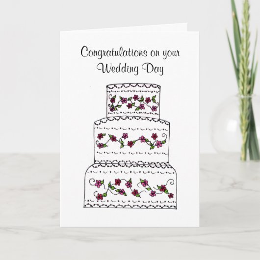 Carte Félicitations de mariage (Devant)