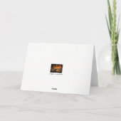 Carte Félicitations de mariage d'équitation de cowboy et (Dos)