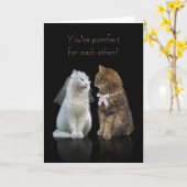 Carte Félicitations de mariage / fiançailles pour amateu (Fleur jaune)