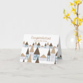 Carte Félicitations de petite taille sur votre nouvelle (Fleur jaune)