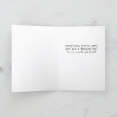 Carte Félicitations de remise de diplômes simple et mode (Intérieur)