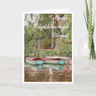 Carte Félicitations de retraite pour un grand-père