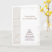 Carte félicitations de sarclage (Fleur jaune)