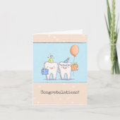 Carte Félicitations Dentiste (Devant)