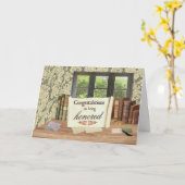 Carte Félicitations d'être honoré (Fleur jaune)