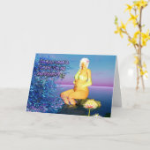 Carte Félicitations, Devinez Être Une Tante (Fleur jaune)