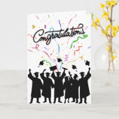 Carte Félicitations - Diplômé (Fleur jaune)