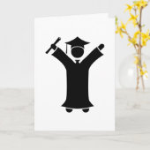 Carte Félicitations diplômé (Fleur jaune)