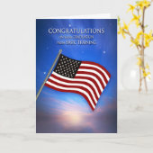 Carte Félicitations, Diplôme de formation de base (Fleur jaune)