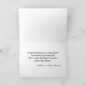 Carte Félicitations Diplômé en Photo de classe supérieur (Intérieur)