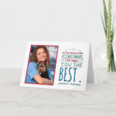 Carte Félicitations Diplômé en Photo de classe supérieur (Devant)