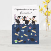 Carte Félicitations d'obtention de diplôme (Fleur jaune)