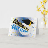 Carte Félicitations d'obtention du diplôme pour une (Fleur jaune)