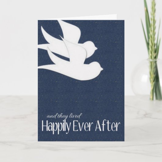 Carte Félicitations Doves (Devant)